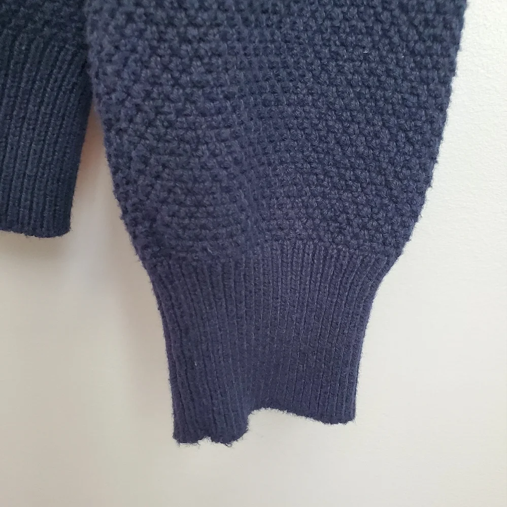 J.Crew Men's Navy Blue Open Cardigan Size Medium